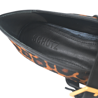 SCHUTZ | Courtney Buckle Hair Calf Flats