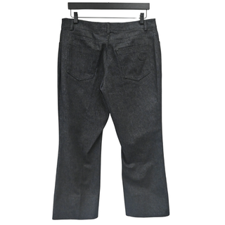 AKRIS PUNTO | Black Denim Pintuck Ankle Jeans