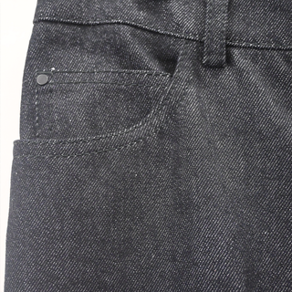 AKRIS PUNTO | Black Denim Pintuck Ankle Jeans