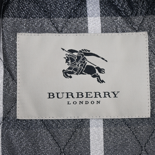 BURBERRY | Black Quilted Novacheck Trim Jacket