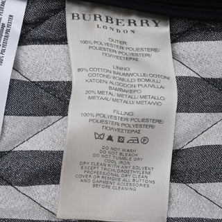 BURBERRY | Black Quilted Novacheck Trim Jacket