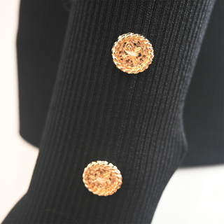 EDWARD ACHOUR | Contrast Ribbed Top