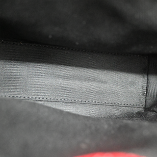 REBECCA MINKOFF | Red Apple Snakeskin-Embossed Chain Tote Crossbody Bag