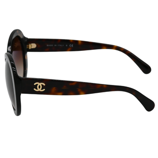 CHANEL | Tortoise CC Oversized Sunglasses