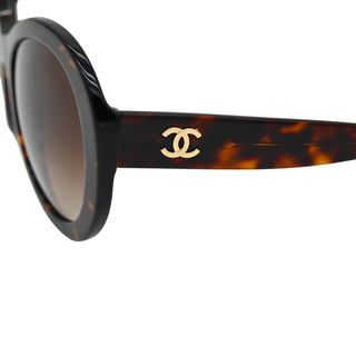 CHANEL | Tortoise CC Oversized Sunglasses