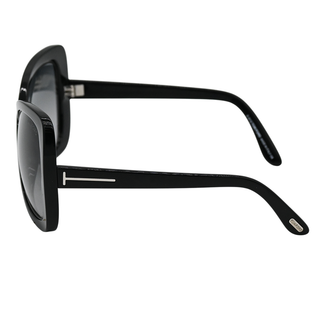 TOM FORD | Jade Black Oversized Sunglasses