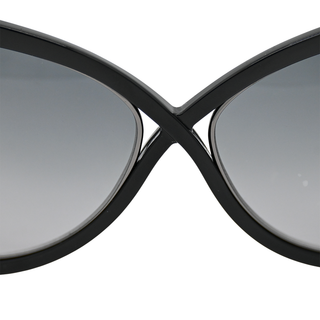 TOM FORD | Jade Black Oversized Sunglasses