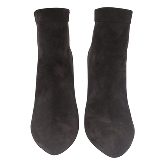 BOTTEGA VENETA | Brown Suede Wedge Ankle Booties