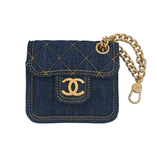 CHANEL | Denim Double You Bag Charm
