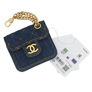 CHANEL | Denim Double You Bag Charm