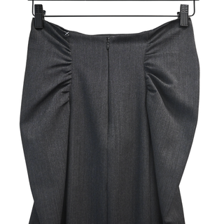 DOLCE & GABBANA | Gray Corset Pencil Skirt