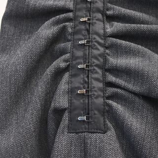 DOLCE & GABBANA | Gray Corset Pencil Skirt