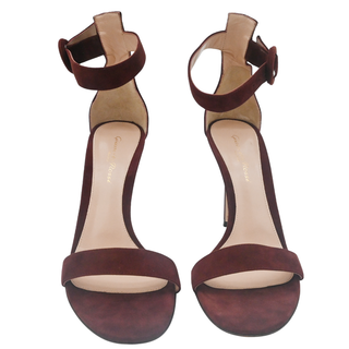 GIANVITO ROSSI | Portofino Suede Heeled Sandals