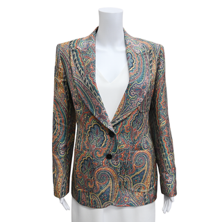 ETRO | Dark Paisley Print Blazer