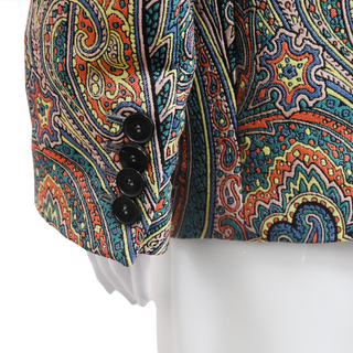 ETRO | Dark Paisley Print Blazer