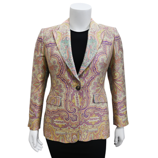 ETRO | Light Paisley Print Blazer