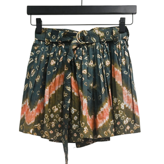 ULLA JOHNSON | Marianna Pleated Jasper Cotton Shorts