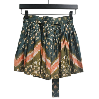 ULLA JOHNSON | Marianna Pleated Jasper Cotton Shorts