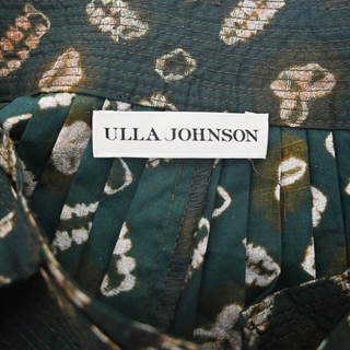 ULLA JOHNSON | Marianna Pleated Jasper Cotton Shorts