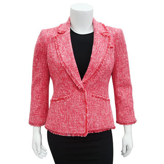 CINQ A SEPT | Katrice Melange Knit Cutaway Blazer