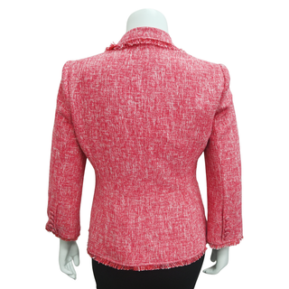 CINQ A SEPT | Katrice Melange Knit Cutaway Blazer