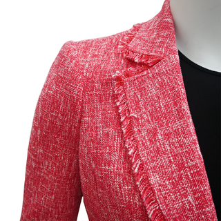 CINQ A SEPT | Katrice Melange Knit Cutaway Blazer