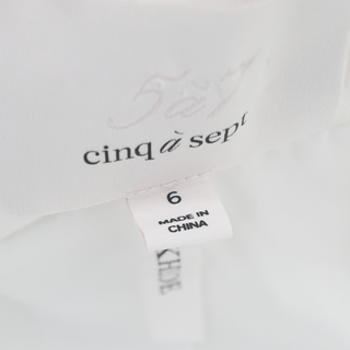 CINQ A SEPT | Khloe White Daisies Crepe Blazer