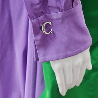 Wisteria Purple Taffeta Shirt Dress