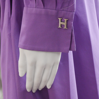 Wisteria Purple Taffeta Shirt Dress