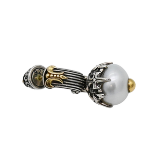 KONSTANTINO | Delos Two-Tone Pearl Drop Earrings