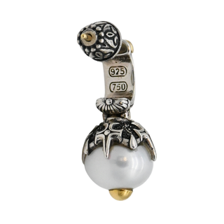 KONSTANTINO | Delos Two-Tone Pearl Drop Earrings
