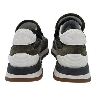 BRUNELLO CUCINELLI | Green Suede Sneakers