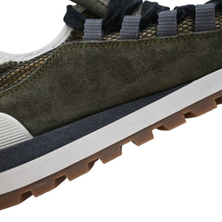 BRUNELLO CUCINELLI | Green Suede Sneakers