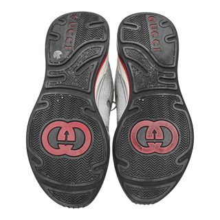 GUCCI | Ultrapace Floral Silver Glitter Sneakers