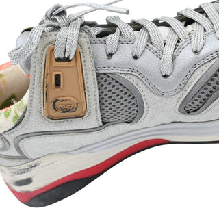 GUCCI | Ultrapace Floral Silver Glitter Sneakers