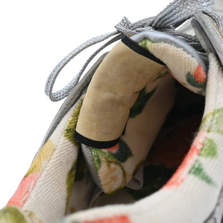 GUCCI | Ultrapace Floral Silver Glitter Sneakers