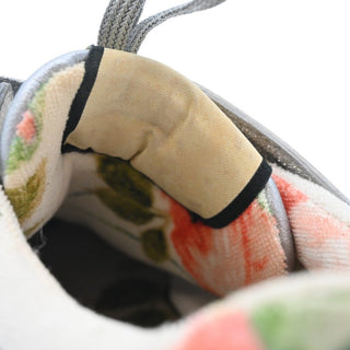 GUCCI | Ultrapace Floral Silver Glitter Sneakers