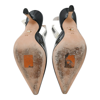 CHRISTIAN DIOR | J'Adior Black Patent Slingback Pumps