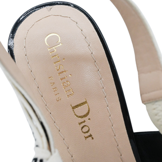 CHRISTIAN DIOR | J'Adior Black Patent Slingback Pumps
