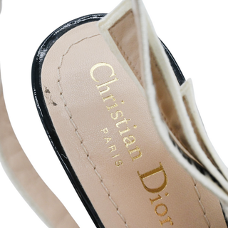 CHRISTIAN DIOR | J'Adior Black Patent Slingback Pumps