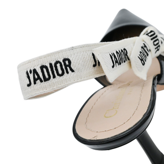 CHRISTIAN DIOR | J'Adior Black Patent Slingback Pumps
