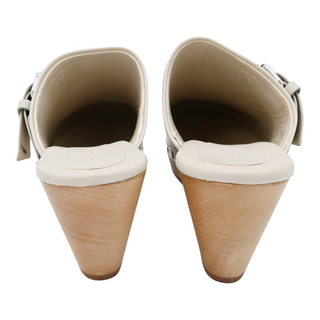 ISABEL MARANT | Titya Off-White Leather Clogs