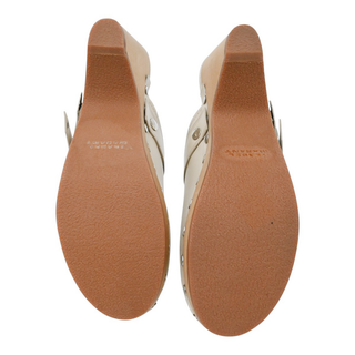 ISABEL MARANT | Titya Off-White Leather Clogs