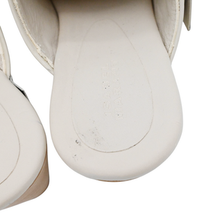 ISABEL MARANT | Titya Off-White Leather Clogs