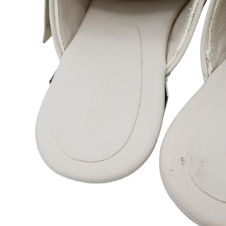 ISABEL MARANT | Titya Off-White Leather Clogs