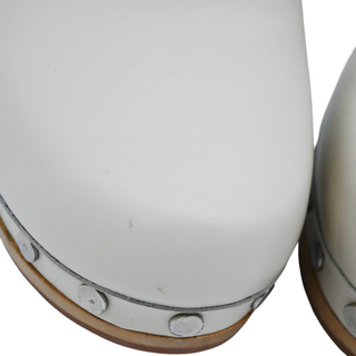 ISABEL MARANT | Titya Off-White Leather Clogs