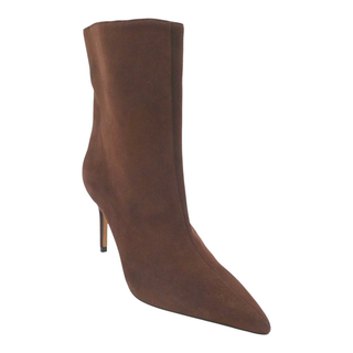 SCHUTZ | Root Brown Ellen Suede Booties