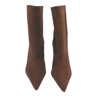 SCHUTZ | Root Brown Ellen Suede Booties