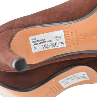 SCHUTZ | Root Brown Ellen Suede Booties