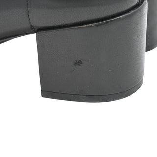 CHANEL | Black Leather Zip Booties